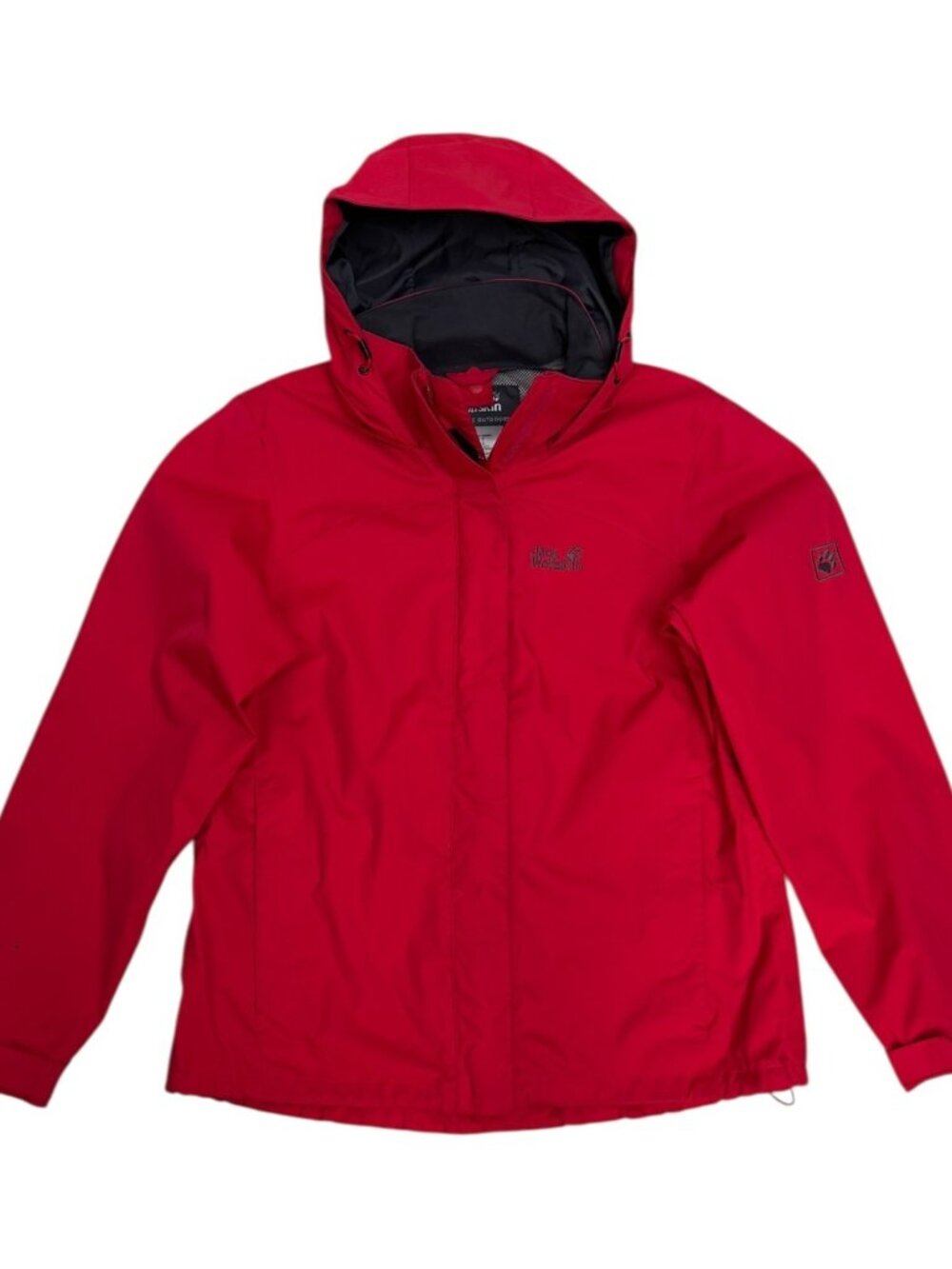 JACK WOLFSKIN TexaPore Waterproof Windbreaker Rain Waterproof Jacket Womens Med